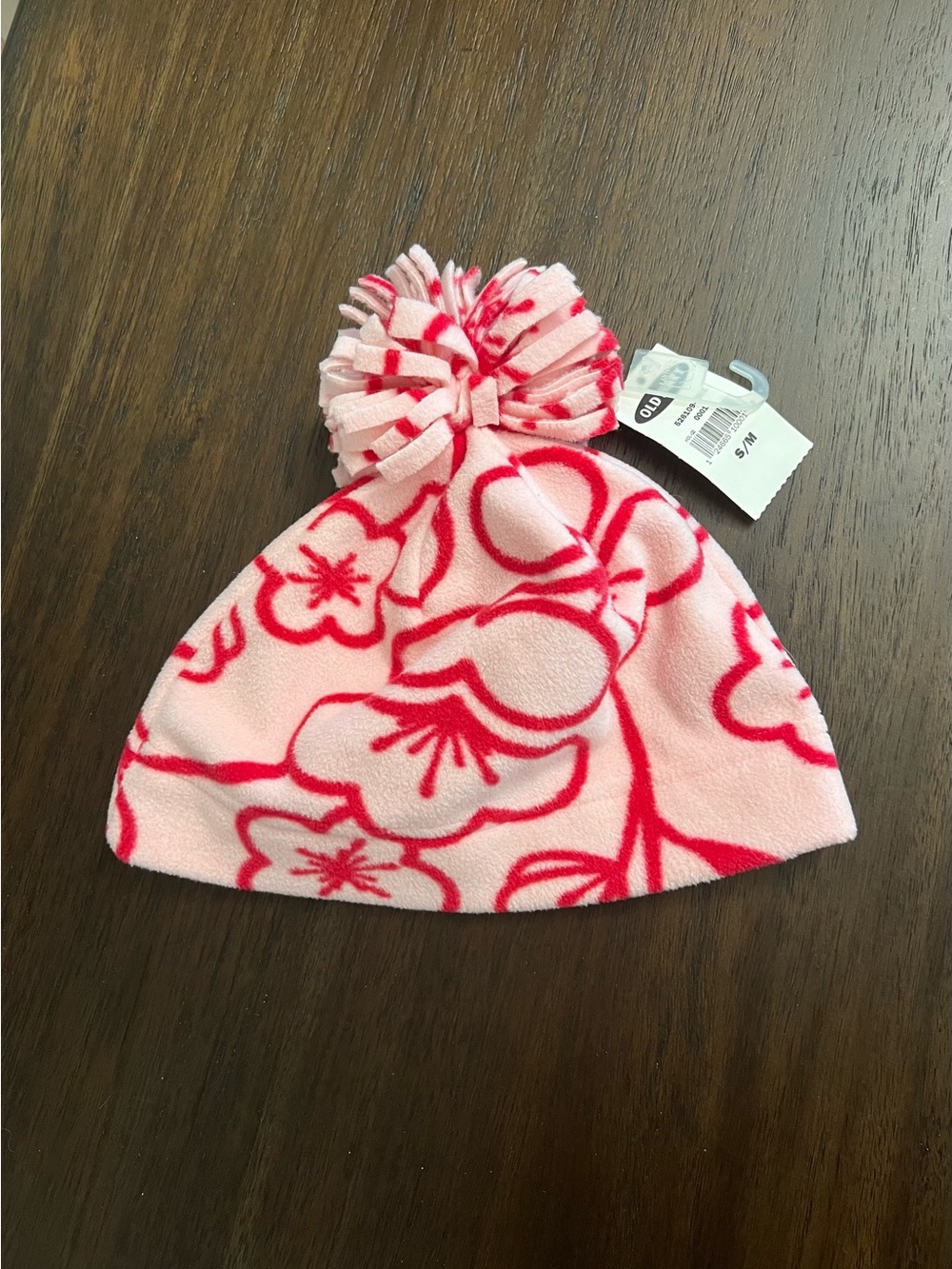 Old Navy Pom Pom Fleece Hat NWT